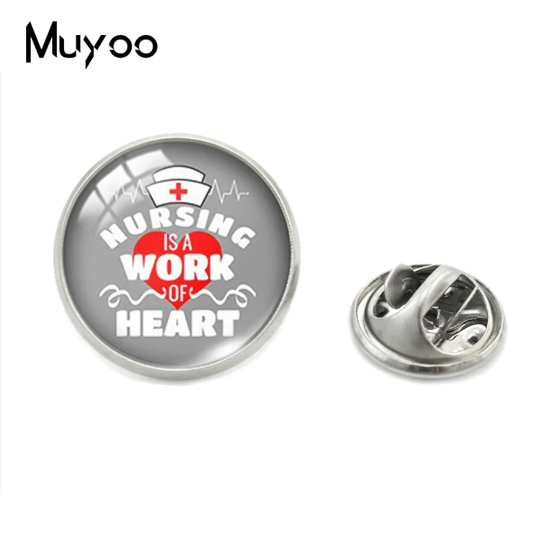 Медсестра это произведение сердца цитаты ювелирные изделия стеклянный кабошон