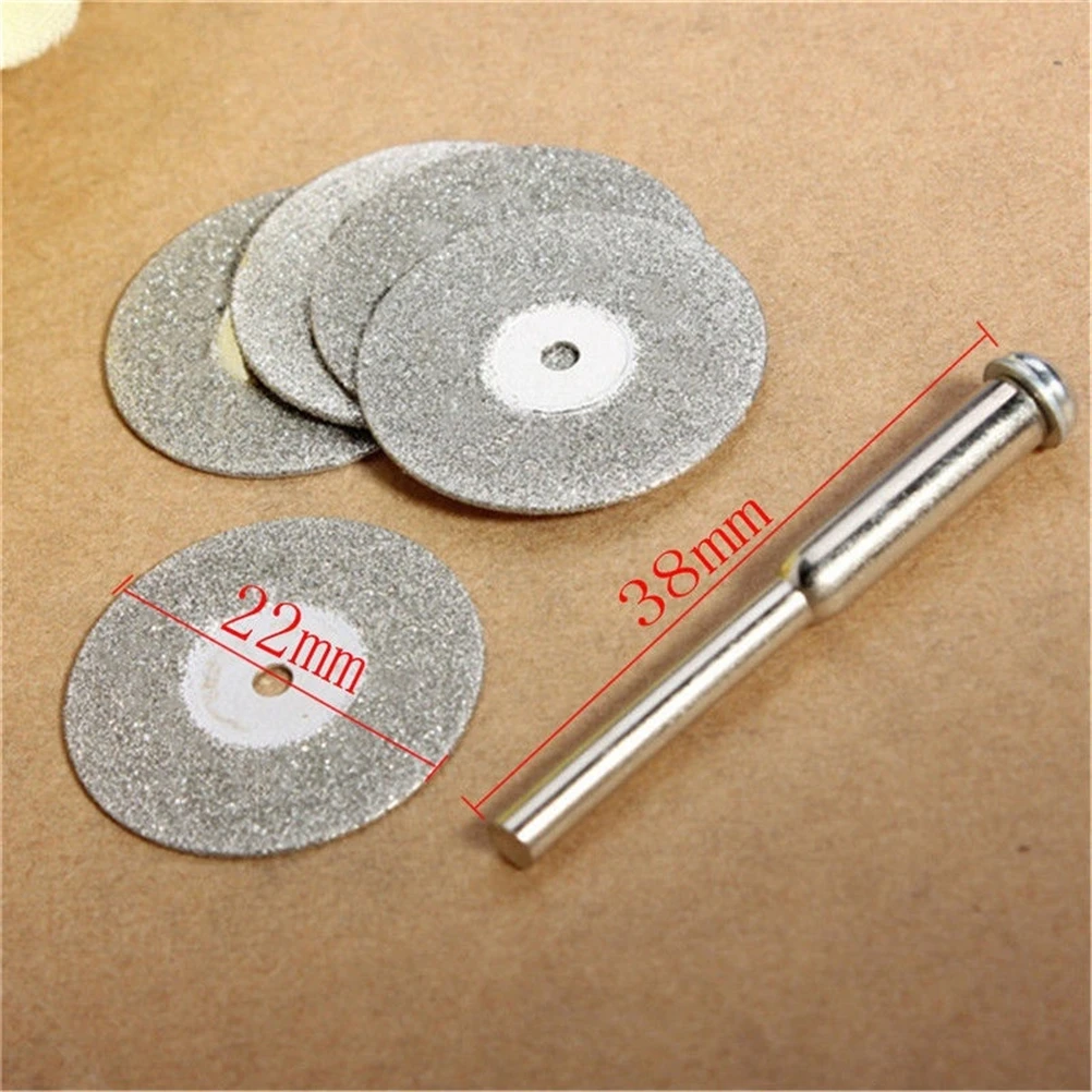 

5Pcs 22mm Accessories Diamond Grinding Wheel Saw Circular Cutting Disc Rotary Tool Diamond Discs
