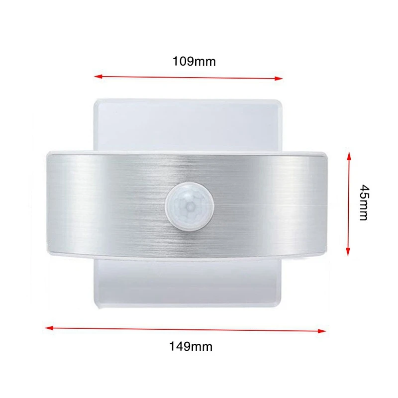 

New USB Rechargeable Night Light with Motion Sensor 14 LED Sensor Light Wireless Wall Light for Children Bedroom Bedside Stairs
