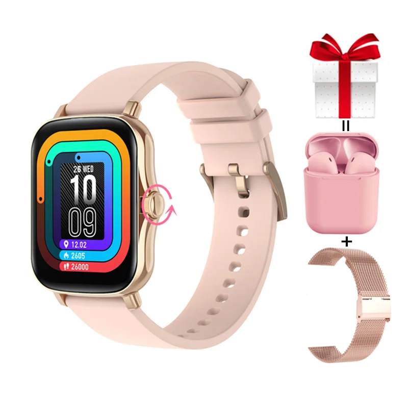 Rotação para Ios 2021 à Prova Esportes Relógio Inteligente Masculino Água Ip67 Aptidão Rastreador Smartver Feminino Botão Android vs Gts 2 p8 Plus Dip67