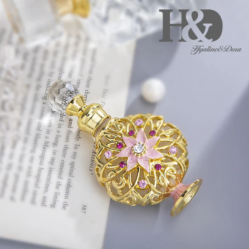 H&D, 15 стилей, пустые многоразовые флаконы для духов, Ретро стиль, матовое стекло, тонкий ароматизированный ароматизатор, контейнер для эфирных масел, Декор, подарок для девушек