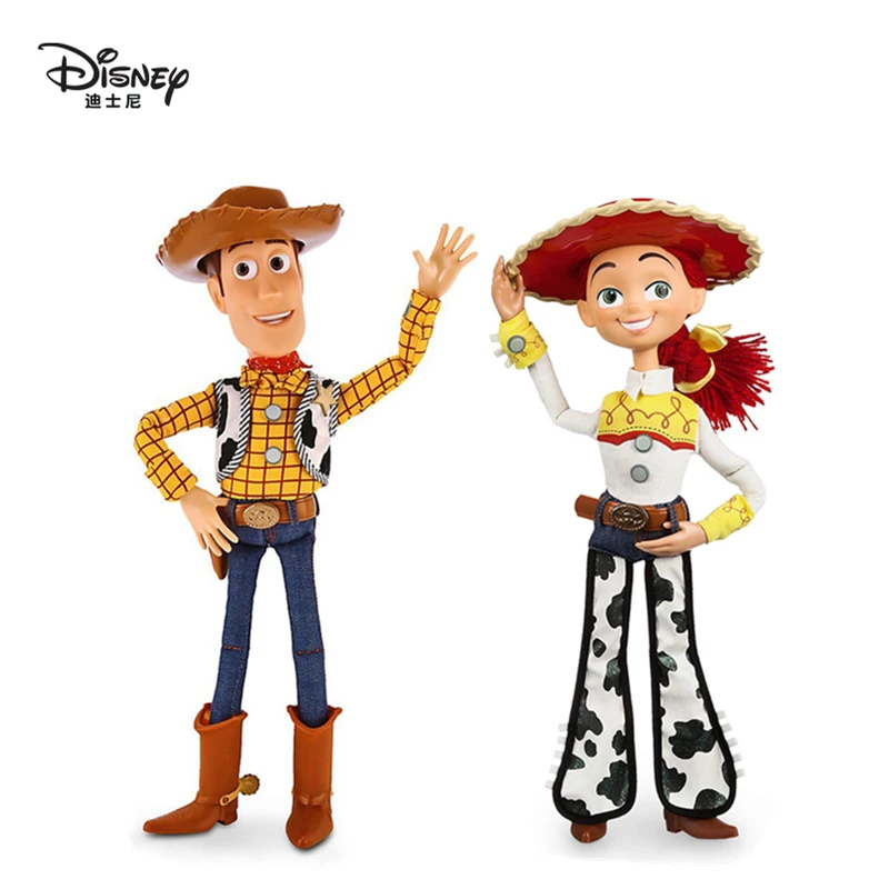 Disney Pixar Toy Story 3 4 говорящие Вуди и Джесси фигурки ткань модель тела кукла