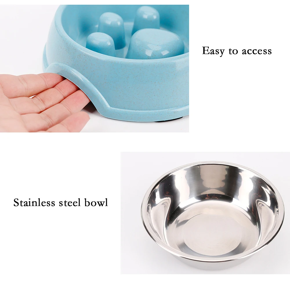 Экологичные миски для собак из нержавеющей стали антидроссельная кормушка щенка