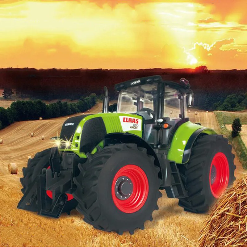 2 4G Радиоуправляемый грузовик с дистанционным управлением фермерский трактор