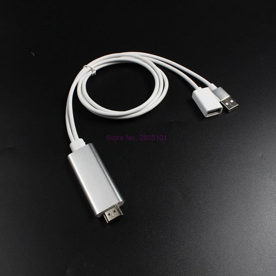 Dhl или fedex 10 шт. кабель для Apple Iphone Ipad Lighting To HDMI адаптер HDTV TV 6 разъем|Кабели HDMI| |