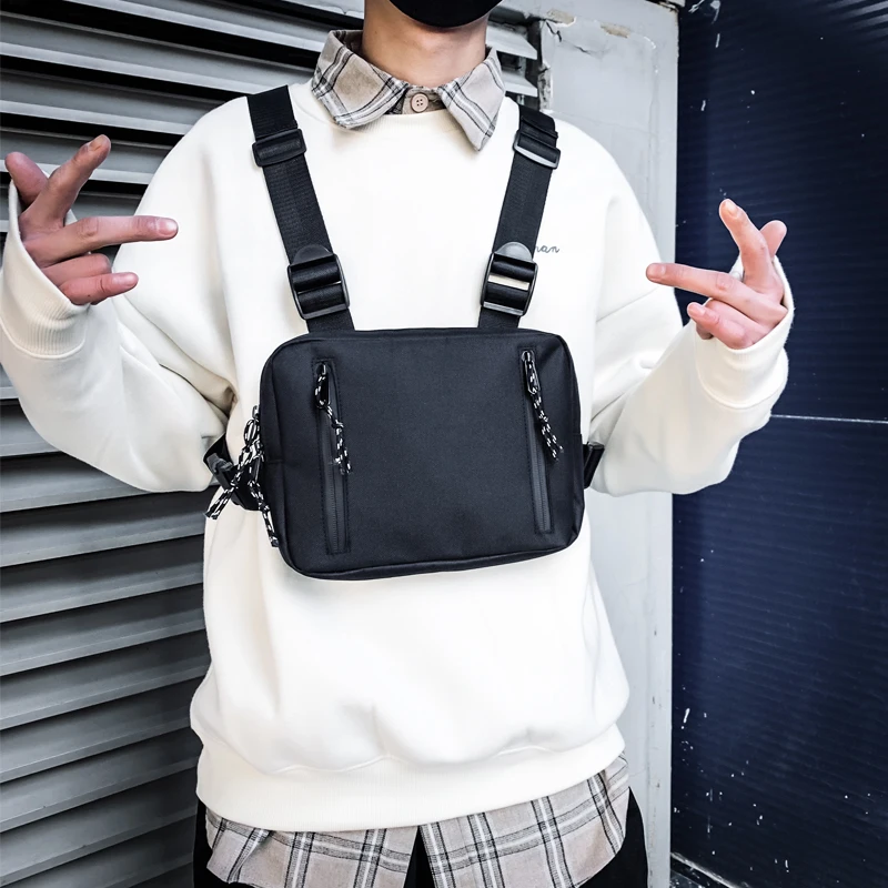 New Graffiti Hip-Hop Chest Bags For Man Fashion Double Opening Rectangle Women Streetwear Sgraffiti Writer Rig Bag |