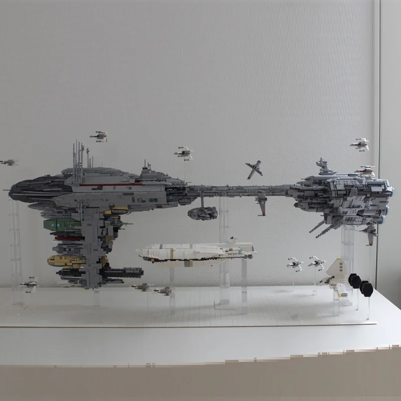 MOC Star plan Wars серия The Nebulon игрушка B медицинская модель фрегата Набор Обучающие строительные блоки кирпичи детские подарки игрушки 5083