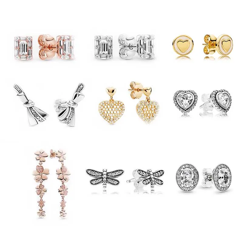 

Женские серьги-гвоздики из серебра 100% пробы