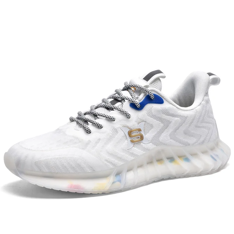 

New Arrival Sneakers Shoes for Men Summer Popcorn Glow-in-the-dark Running Shoes Outdoor Casual Men Shoes Summer Large Size