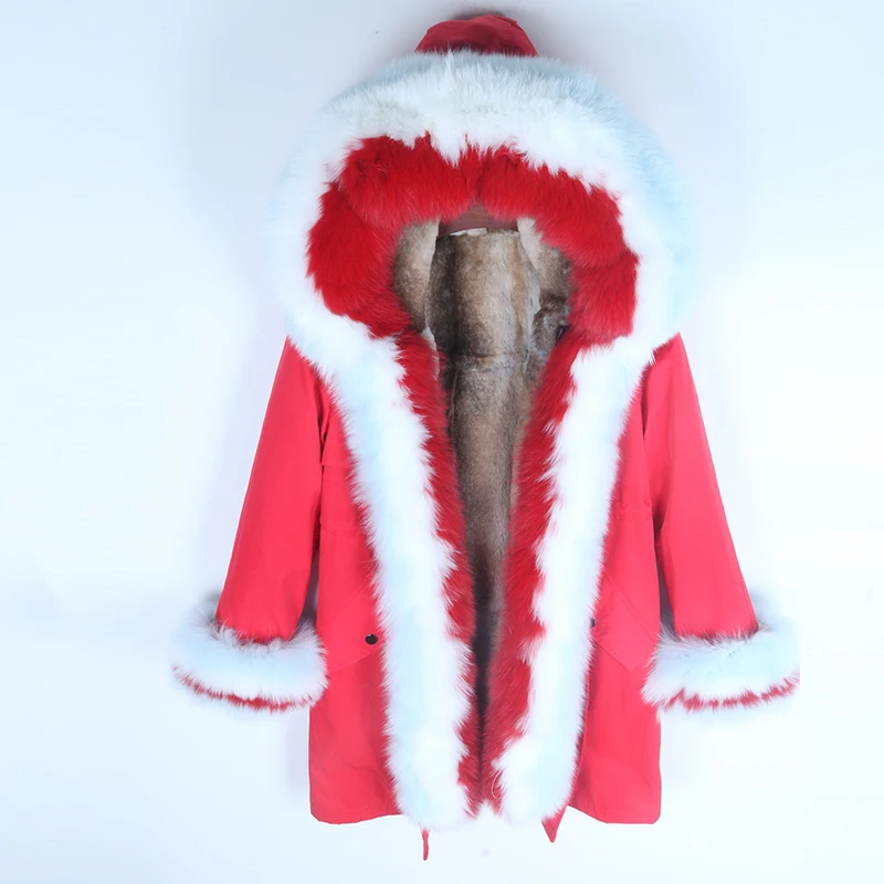 2021 женская зимняя куртка воротник из натурального меха енота лисы меховой с