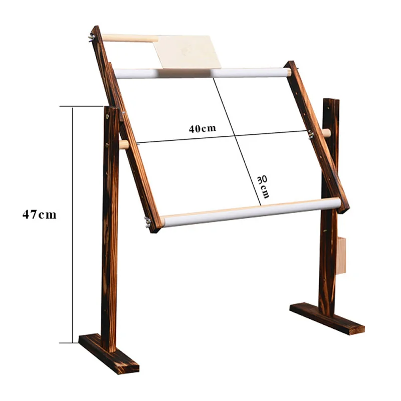 

Adjustable Solid Wood Cross Stitch Rack Wooden Embroidery Tools Accessories DIY Handmade Craft Supplies