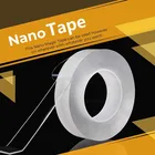 Бытовая прозрачная немаркировочная нано-лента, двухсторонняя лента, многоразовая водонепроницаемая лента, наклейка для ванной комнаты, клей-гаджет, прочная палочка