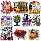 Термопечать на Хэллоуин, аксессуары для одежды, моющиеся термоклейкие нашивки для детской одежды, куртки