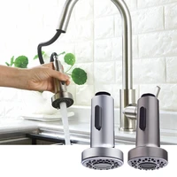 12 inch bathroom shower head kitchen sink chrome single handle mixer tap swivel pull out spray faucet spout water saving tap