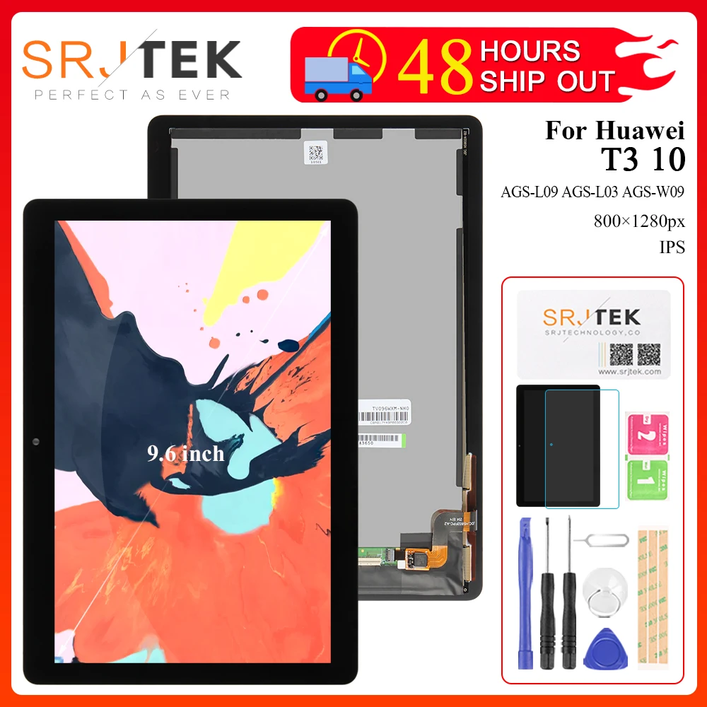 

Для Huawei T3 10 дисплей для Huawei MediaPad T3 10 AGS-L09 AGS-L03 AGS-W09 ЖК-дисплей Матрица сенсорный экран дигитайзер в сборе