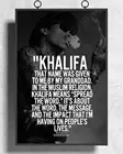 H174 Wiz Khalifa музыкальный Рэппер Наклейка на стену Шелковый плакат художественное украшение для дома