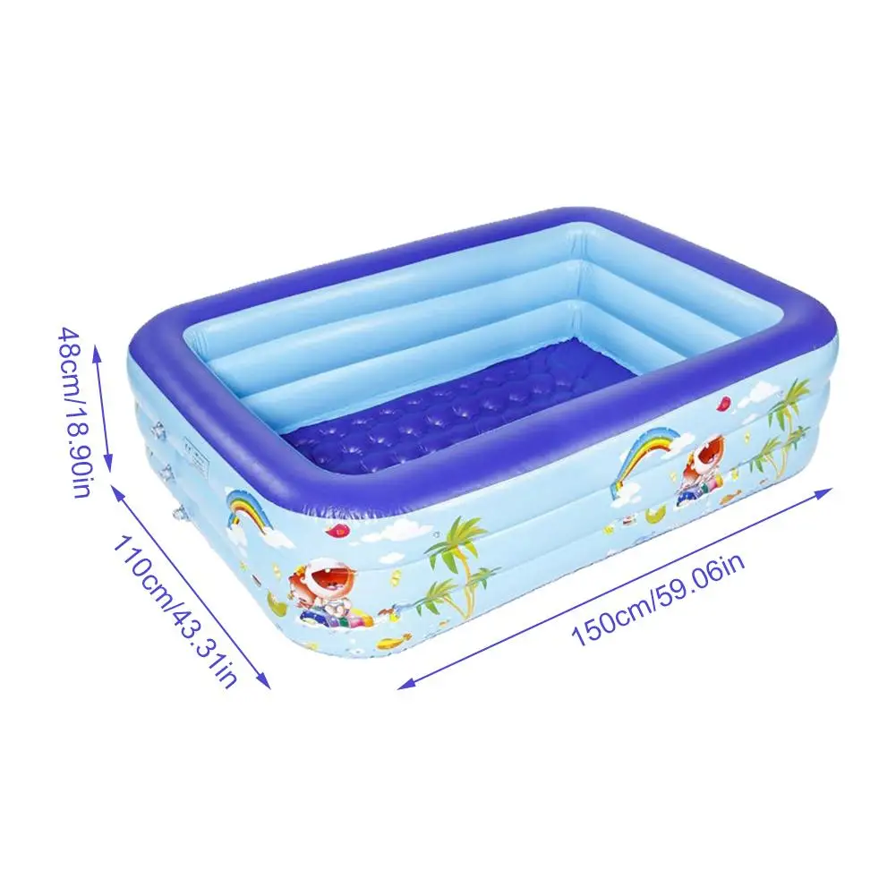 

Inflatable Swimming Pool Thick Safe Inflatable Pool Piscina Summer Water Party Supply For Baby Kids Adult