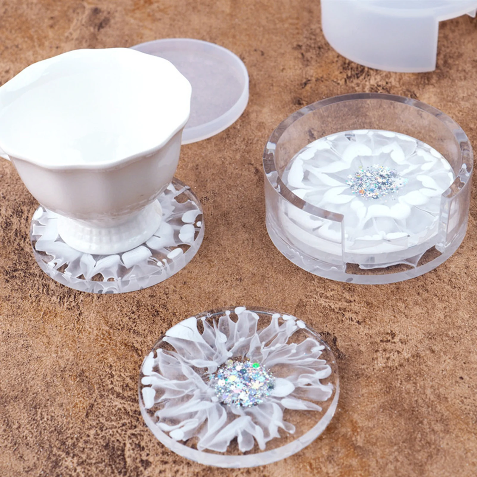 

Смоляная форма, подставка и держатель для хранения, силиконовые литые формы, набор подставок, форма для покупок, оптовая продажа