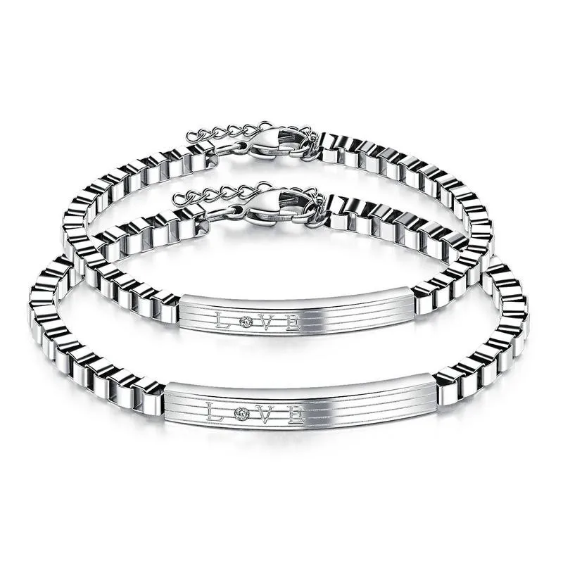 Женский браслет из титановой стали с подвеской розового золота и 2019 | Украшения