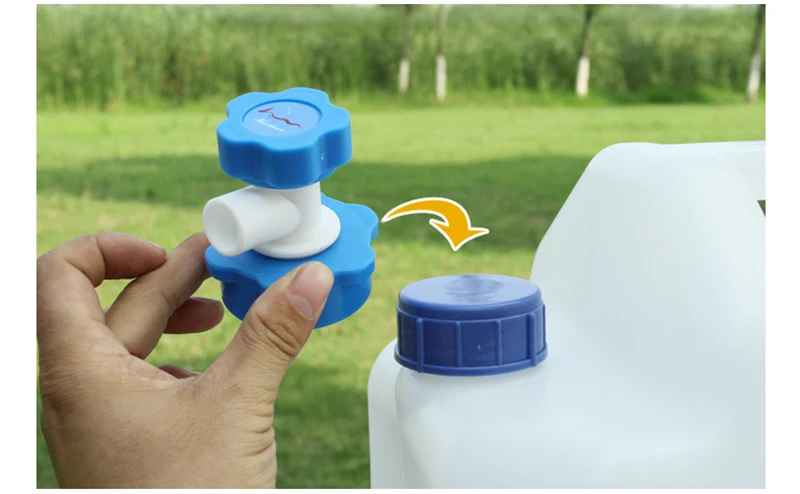 Anyhike ведро для воды PE Складная складная сумка для питьевой воды Открытый Кемпинг Пикник контейнер для воды автомобиль перевозчик воды содержит