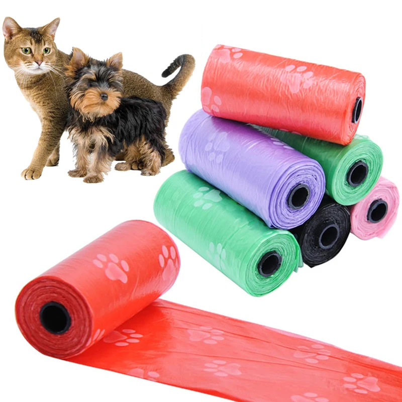

Waste Bag Pet Cleaning Bags Thicken Hot Sale Durable Dog Garbage Bags Plastic Poop Bags High Quality Multiple Colour