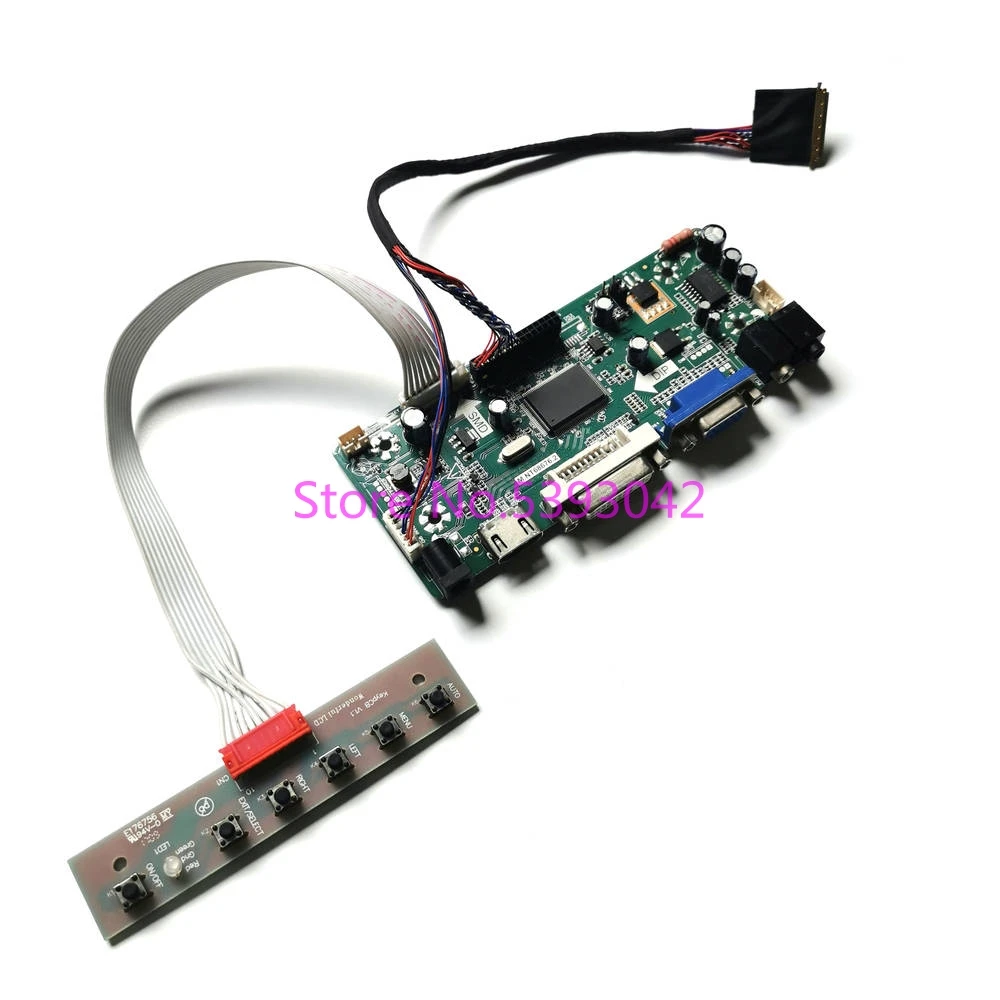

For LP140WH1 (TL)(A1)/(TL)(A2)/(TL)(A3)/(TL)(A4) WLED 40-Pin VGA+DVI 1366*768 LVDS LCD Screen M.NT68676 Controller Card Kit