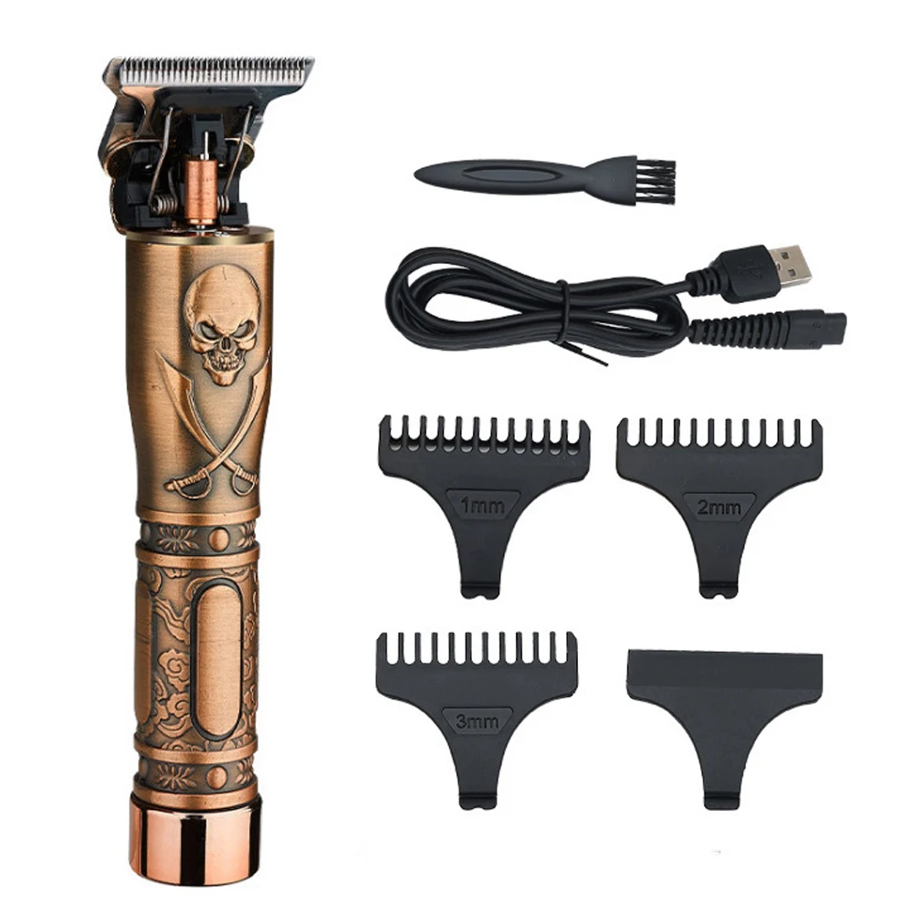 Мужская Беспроводная Машинка для стрижки волос T-образной лысающей головы