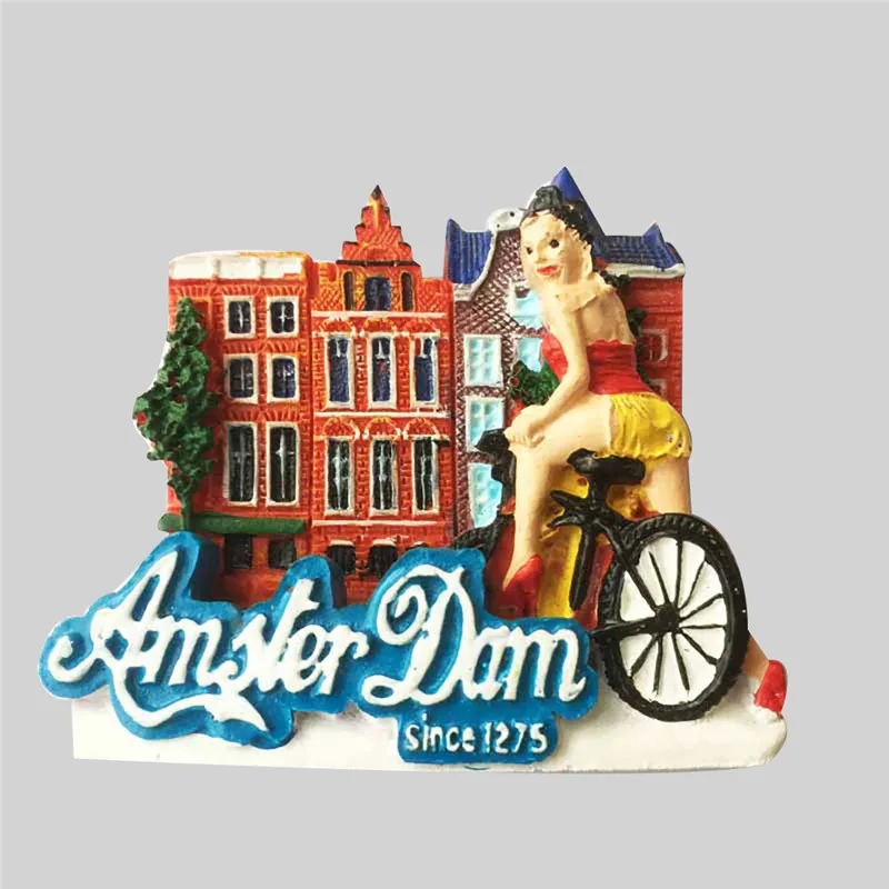 Личи Нидерланды Амстердам магнитная наклейка на холодильник известный ландшафт