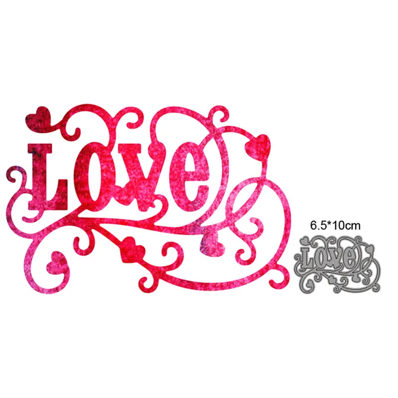 

скрапбукинг штампы для скрапбукинга Металлические штампы для вырезания форма для вырезания Любовь Сердце Виноград Украшение для скрапбук...