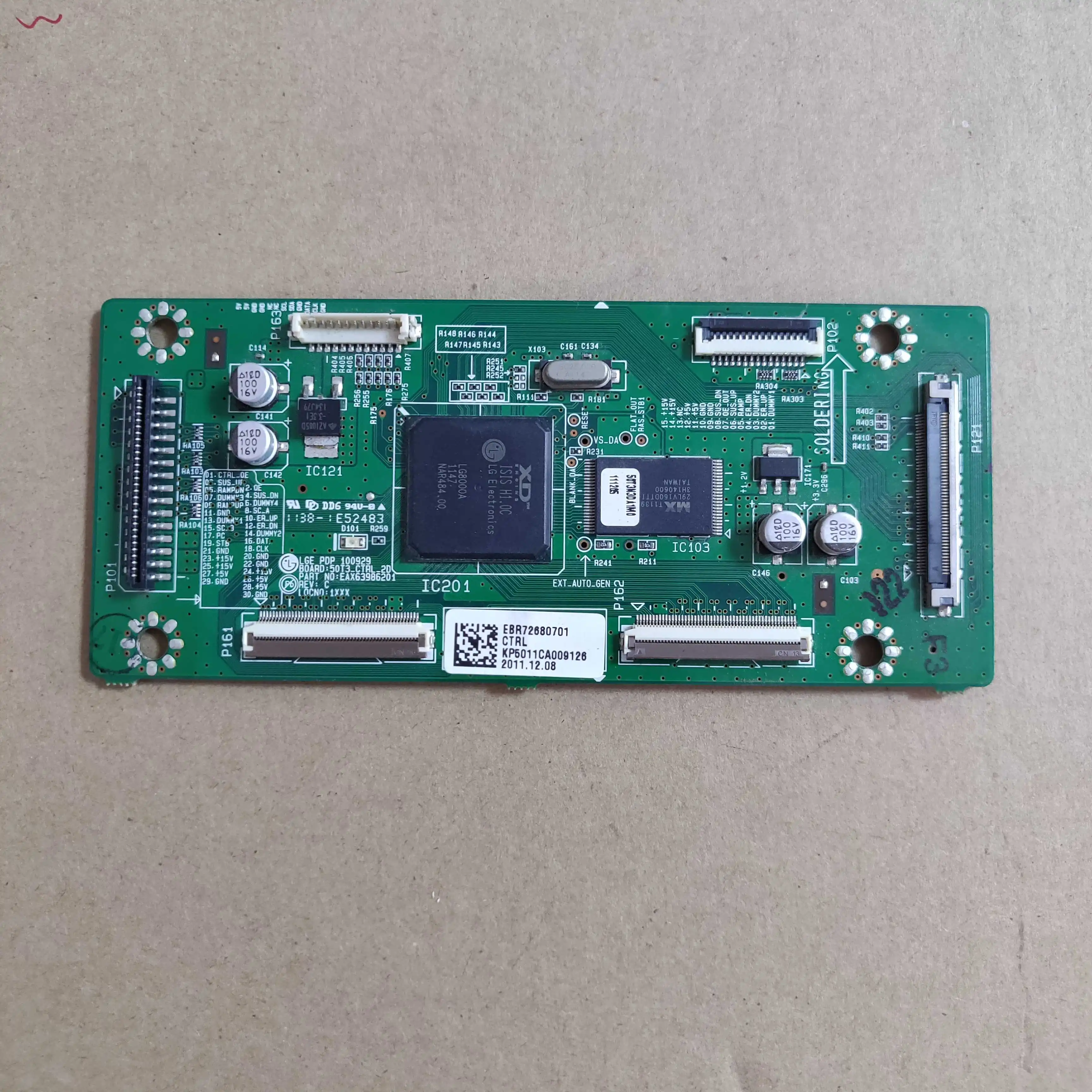 

For LG 50PT255C-TA plasma TV logic board EAX63986201 screen PDP50T30010