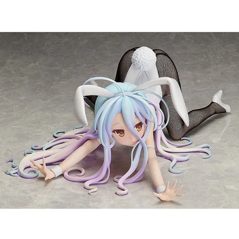 Аниме No Game Life SHIRO кролик девочка ПВХ экшн-фигурка аниме Bunny girl модель персонажа