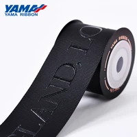 yama custom ribbon printed logo fashion fancy ribbons for diy gifts letter design wedding baking wrapping ribbons