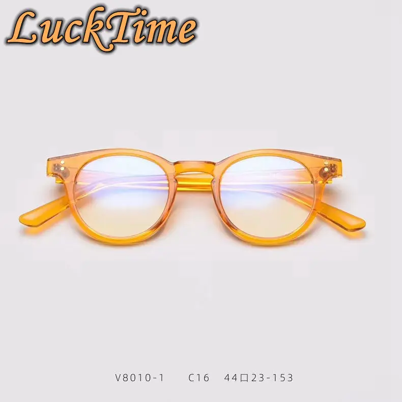 LuckTime модная красная оправа для очков с защитой от синего цвета в ретро стиле