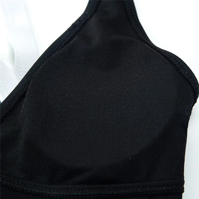 Сексуальный цельный бандажный купальник женский боди с открытой спиной