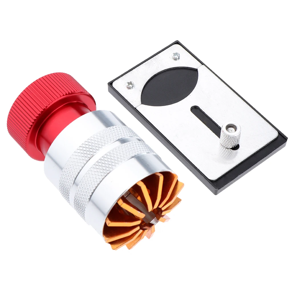 Универсальный инструмент для снятия стекла с подъемной крышкой часов