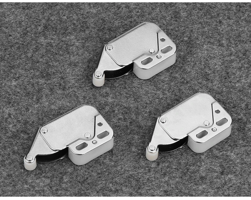 

Door Mute Lock Door Bolt Latch Hardware Tools Cabinet Door Magnetic Rebounder Cold Rolled Steel Press Rebound Hardware Tools