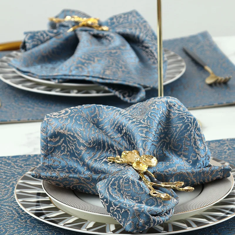 2pcs Track On the Table Napkins Towel For Kitchen Serviette Fabric Napkin Cutlery Home Textiles Wedding Decoration Placemats | Дом и сад