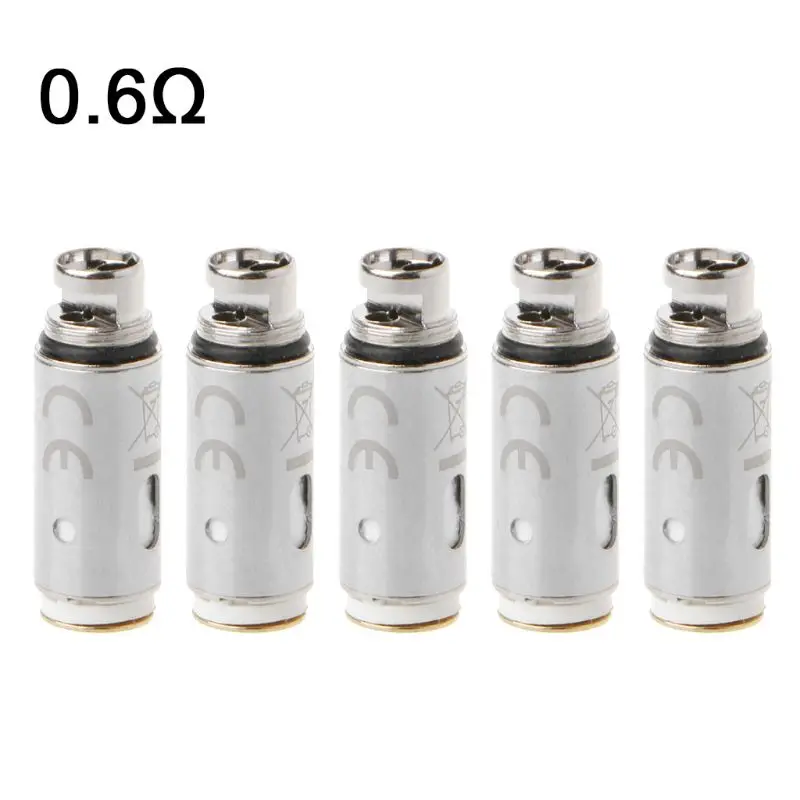 

5 Pcs/Lot Replacement Atomizer Coil Head Starter Vaporizer Mod for Aspire Breeze 1 Coils 0.6 Ohm 1.2 Ohm