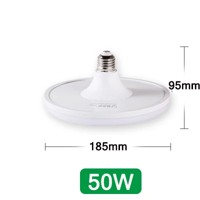50W White Высокая мощность E27 Светодиодные лампы свет 220 В 50 Вт 40 Вт 30 Вт 20 Вт прожектор лампада ампулы Bombilla Led холодный белый домашний декор CAN MEI - Испускаемый цвет: 50W White