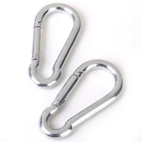 2 pieces swing spring clip 4inch heavy duty snap hook carabiner clips for garden camping fishing hiking traveling