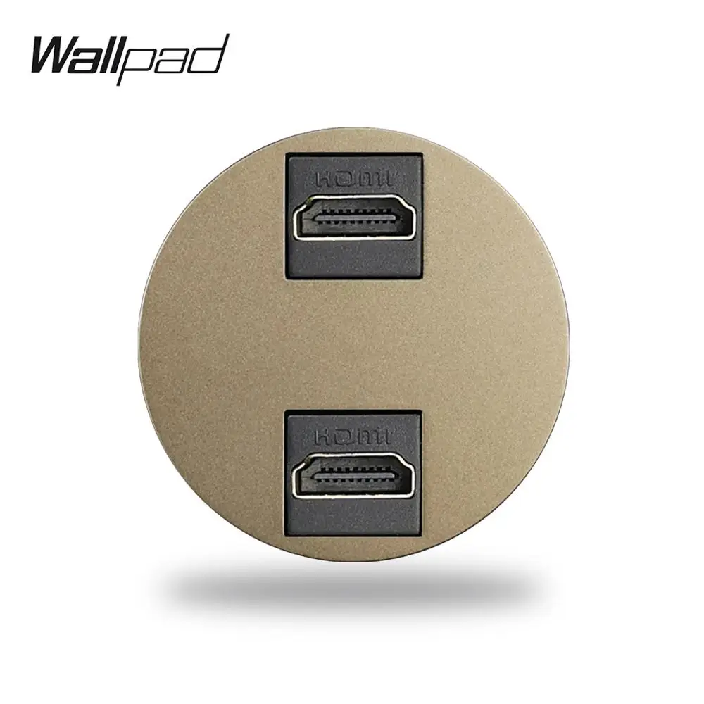 Wallpad 5 цветов двойной HDMI 3 0 Соединительный порт настенная розетка модуль