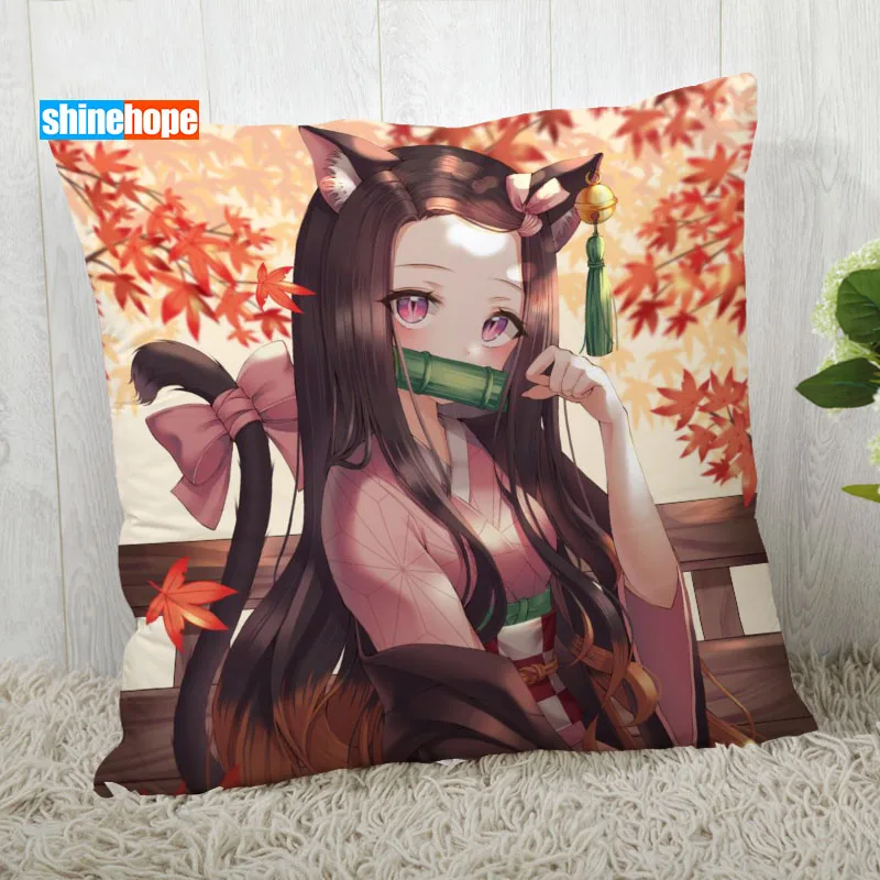 Камадо Nezuko наволочка настроить с аниме современный дом декоративная на подушку
