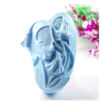 natural flower soap mold diy silicone mold chocolate cake molds baking tools decorated candle wax mold gypsum resin craft mould