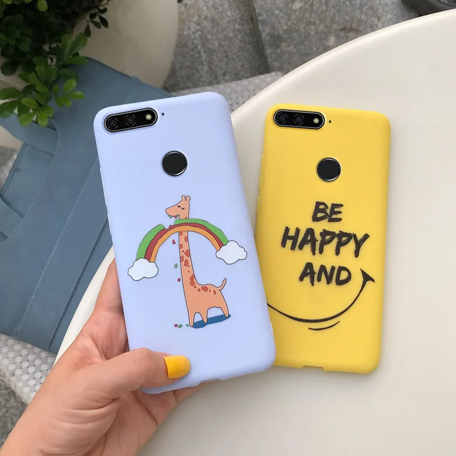 Чехол для Huawei Y6 Prime 2018 ATU-L31 L42 задняя крышка силиконовый мягкий чехол телефона Y6Prime