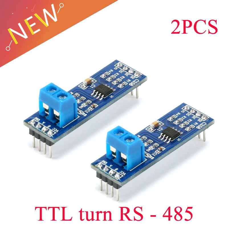 Модуль конвертера 2 шт./компл. MAX485 Φ TTL поворотный RS485 MAX485CSA модуль преобразователя