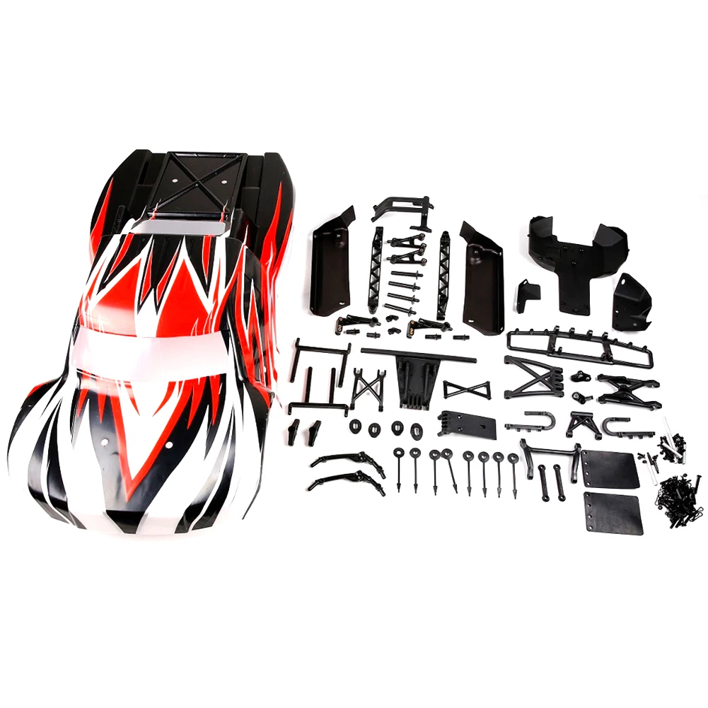 Red black assembly Корпус или конверсионные комплекты для 1/5 RC HPI BAJA Rovan KM 5SC - Цвет: Red black assembly