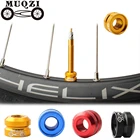 Бескамерная гайка клапана для горного и шоссейного велосипеда, колпачки клапана для внутренней трубы велосипеда, вакуумная насадка на колесо, запорная гайка, Сменные аксессуары