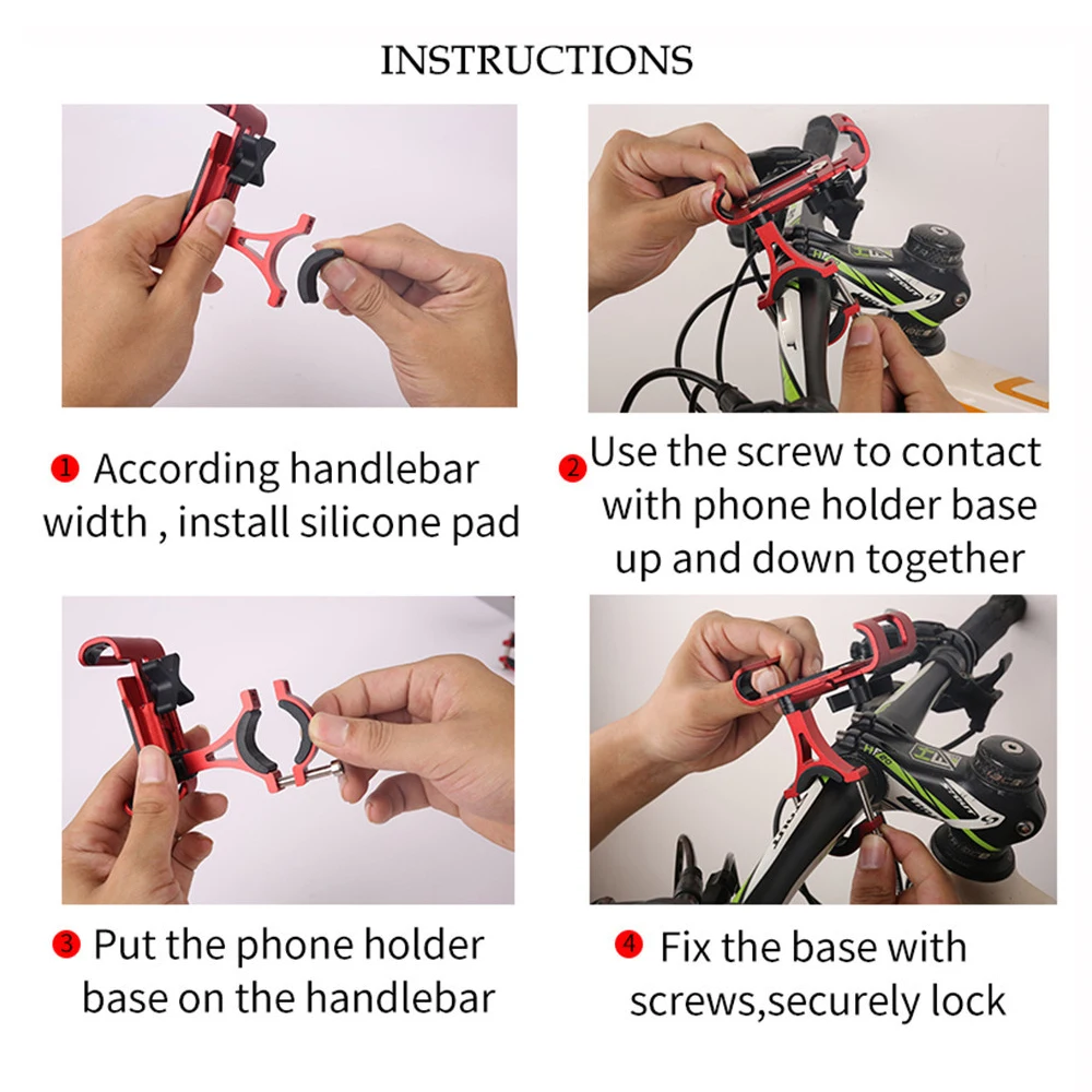 1 шт. Портативный прочный нескользящий алюминиевый сплав держатель для телефона