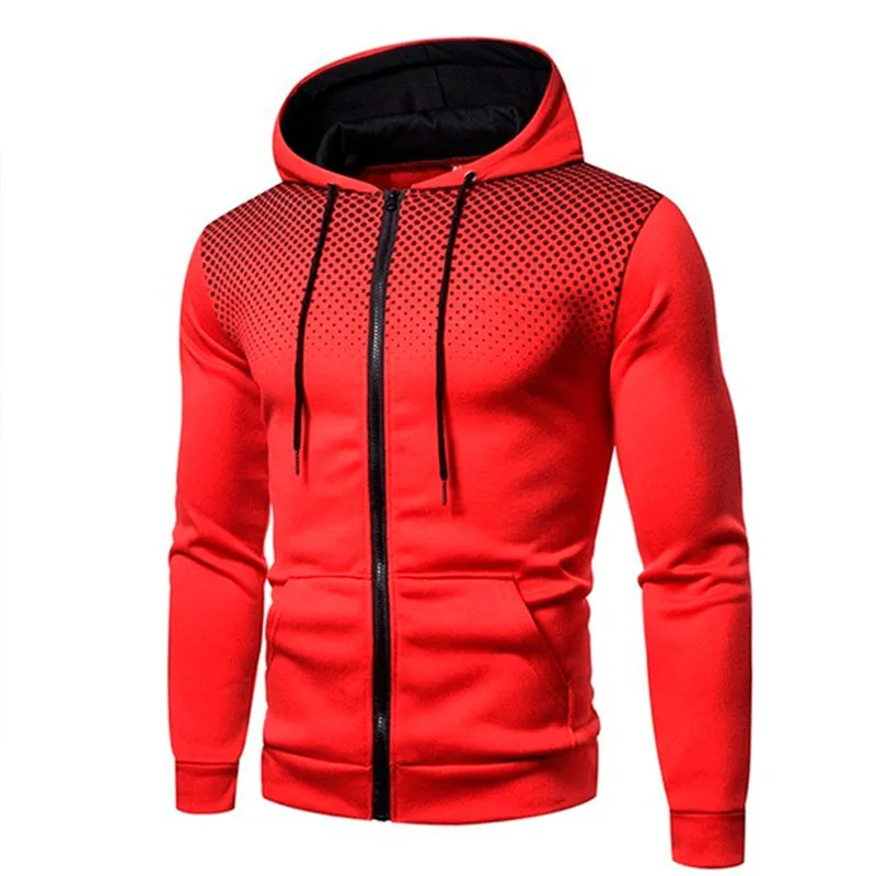 

Autumn/Winter 2021 Men's Fashion Casual Hoodie Printed Men's Coat Men's Jacket