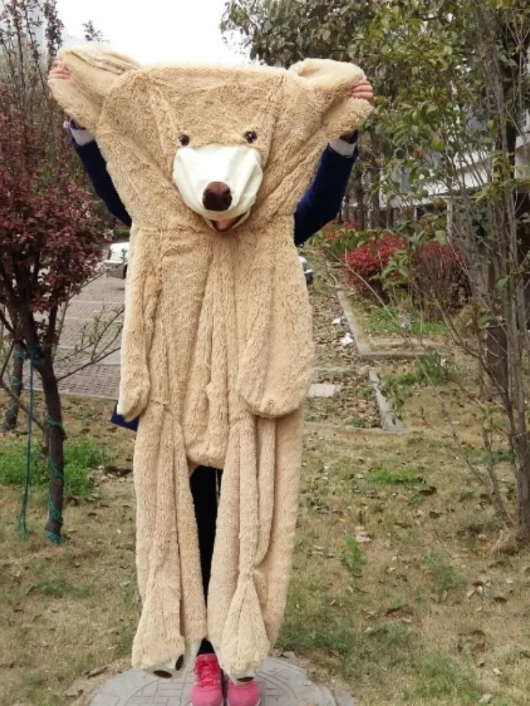 Продажа игрушек большого размера 200 см американский гигантский медведь плюшевый